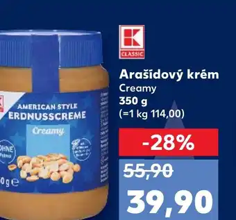 Trefa Arašídový krém Creamy nabídka