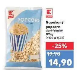 Trefa Napukaný popcorn slaný/sladký nabídka