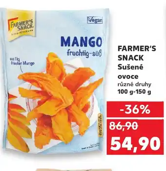 Trefa FARMER'S SNACK Sušené ovoce nabídka