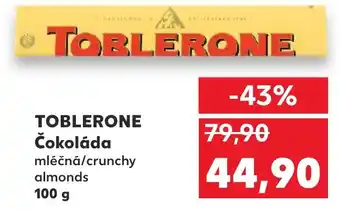 Trefa TOBLERONE Čokoláda nabídka