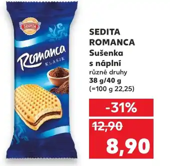 Trefa SEDITA ROMANCA Sušenka s náplní nabídka