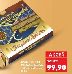 Trefa DUBAI STYLE Plněná čokoláda pistáciovým krémem nabídka