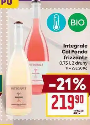 Billa Integrale Col Fondo frizzante 0,75l nabídka