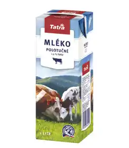 Tesco Tatra trvanlivé mléko polotučné 1,5 % nabídka