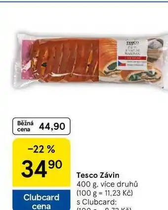 Tesco Tesco Závin, 400 g nabídka