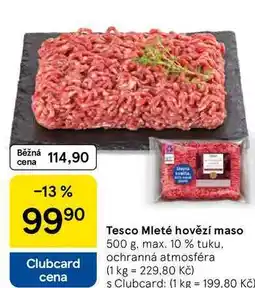 Tesco Tesco Mleté hovězí maso, 500 g, max. 10% tuku nabídka