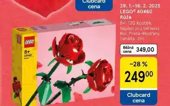 Tesco LEGO 40460 Růže 8+, 120 kostek nabídka