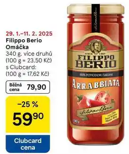 Tesco Filippo Berio Omáčka, 340 g, více druhů nabídka