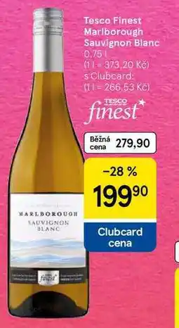 Tesco Tesco Finest Marlborough Sauvignon Blanc, 0.75 l nabídka