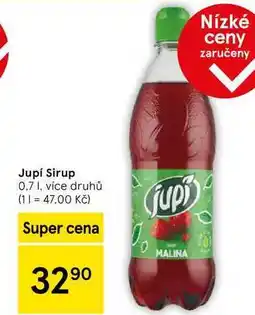 Tesco Jupí Sirup, 0.7 l, více druhů nabídka