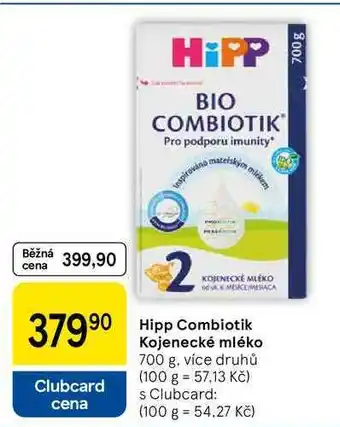 Tesco Hipp Combiotik Kojenecké mléko, 700 g, více druhů nabídka