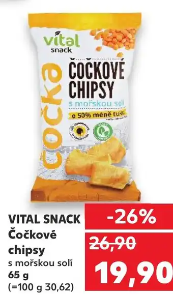 Trefa VITAL SNACK Čočkové chipsy nabídka