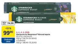 Tesco Starbucks by Nespresso Kávové kapsle, 53-57 g, více druhů nabídka