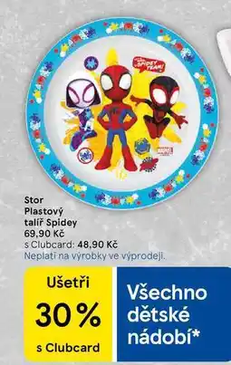 Tesco Stor Plastový talíř Spidey nabídka