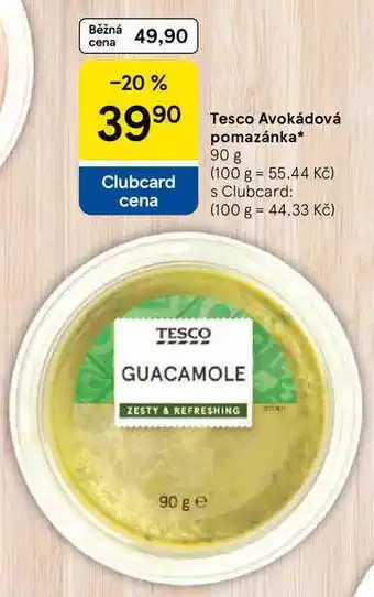 Tesco Tesco Avokádová pomazánka, 90 g nabídka