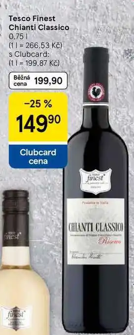 Tesco Tesco Finest Chianti Classico, 0,75 l nabídka