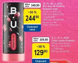 Tesco B.U. Eau de Toilette Toaletní voda, 50 ml, vice druhů nabídka