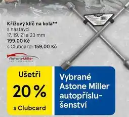 Tesco Křížový klíč na kola, s nástavci 17, 19, 21 a 23 mm nabídka