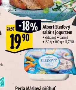 Albert Albert Sleďový salát s jogurtem 150 g nabídka