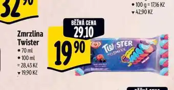 Albert Zmrzlina Twister 70 ml nabídka