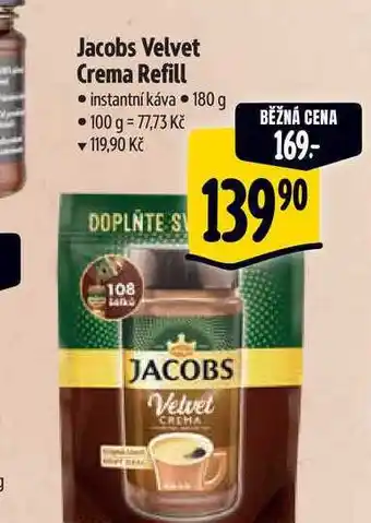 Albert Jacobs Velvet Crema Refill 180 g nabídka