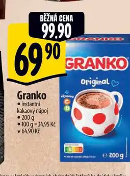 Albert ORION GRANKO Instantní kakaový nápoj 200 g nabídka