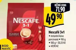 Albert Nescafé 3v1 165 g nabídka