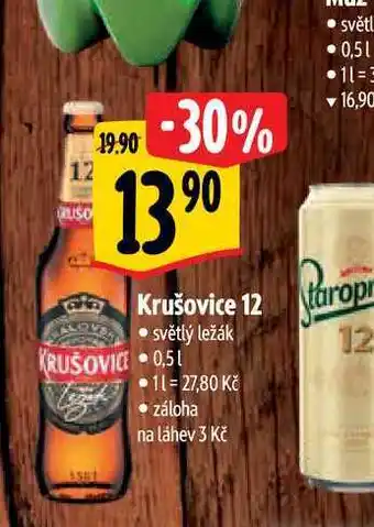 Albert Krušovice 12 0,5 l nabídka