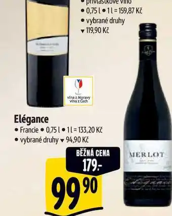 Albert Elégance 0,75 l nabídka