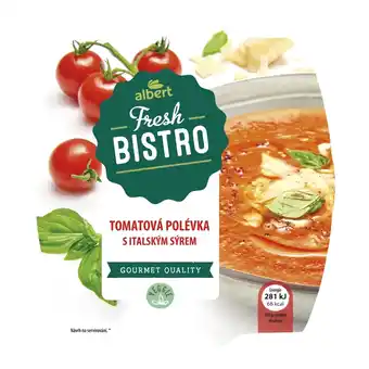 Albert Fresh Bistro Polévka tomatová s italským sýrem 400g nabídka