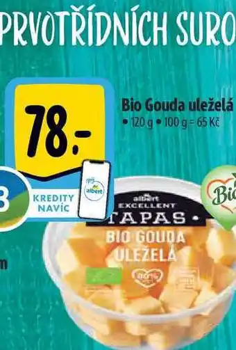 Albert Bio Gouda uleželá 120 g nabídka