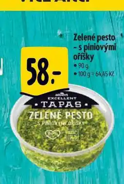 Albert Zelené pesto - s piniovými oříšky 90g nabídka