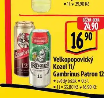 Albert Gambrinus Patron 12 0,5 l nabídka