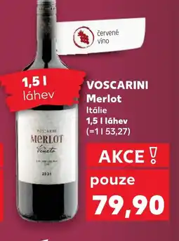 Trefa VOSCARINI Merlot Itálie nabídka