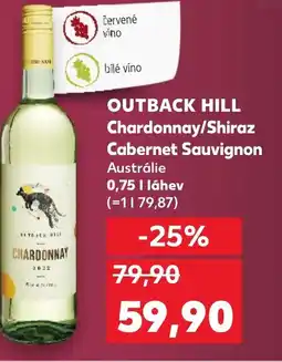 Trefa OUTBACK HILL Chardonnay/Shiraz Cabernet Sauvignon nabídka