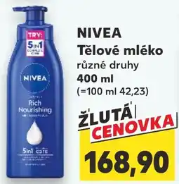 Trefa NIVEA Tělové mléko nabídka