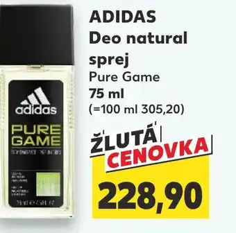 Trefa ADIDAS Deo natural sprej nabídka