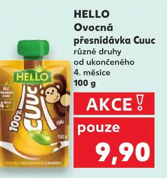 Trefa HELLO Ovocná přesnídávka Cuuc nabídka