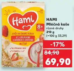 Trefa HAMI Mléčná kaše nabídka