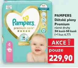 Trefa PAMPERS Dětské pleny Premium nabídka