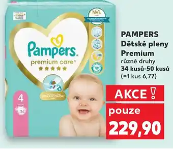 Trefa PAMPERS Dětské pleny Premium nabídka