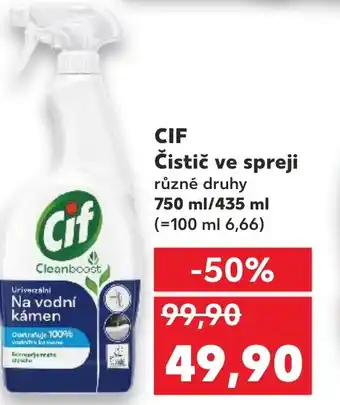 Trefa CIF Čistič ve spreji nabídka