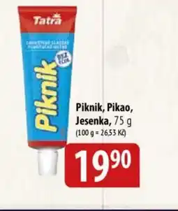 Bala TATRA Piknik, Pikao, Jesenka nabídka