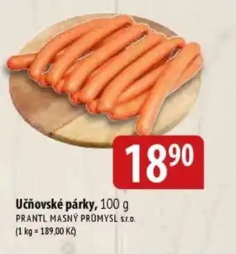 Bala Učňovské párky nabídka