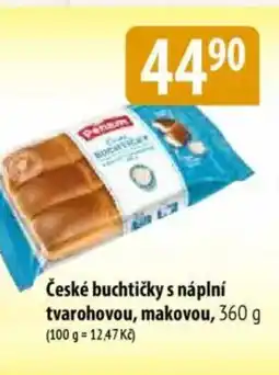 Bala České buchtičky s náplní tvarohovou, makovou nabídka