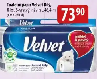 Bala Toaletní papír Velvet Bílý nabídka