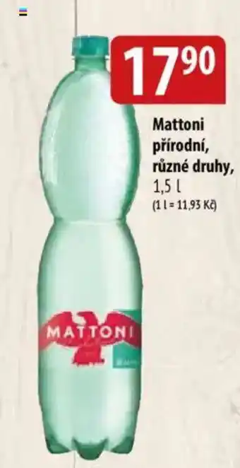 Bala MATTONI přírodní nabídka