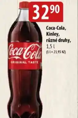 Bala COCA-COLA, KINLEY nabídka