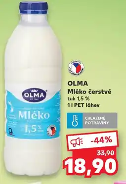 Trefa OLMA Mléko čerstvé nabídka