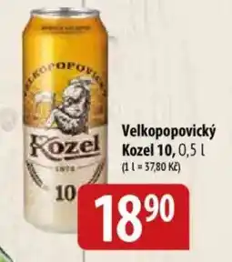 Bala Velkopopovický Kozel 10 nabídka